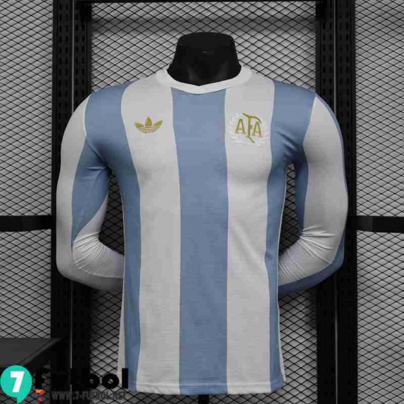 Camiseta Futbol Argentina 50th Anniversaire Hombre Manche Longue 25 26
