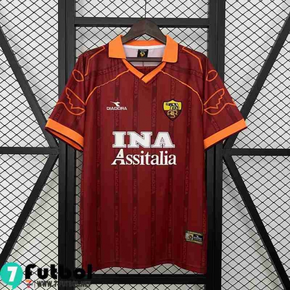 Retro Camiseta Futbol Roma Primera Hombre 99 00 FG663 Retro Camiseta Futbol Roma Primera Hombre 99 00 FG663