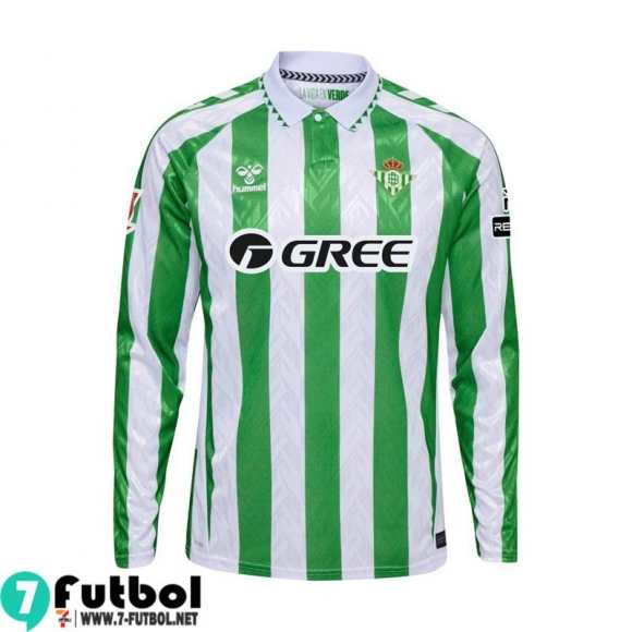 Camiseta Futbol Real Betis Primera Hombre Manche Longue 24 25