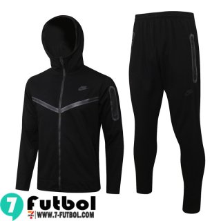 Chaquetas Futbol - Sudadera Con Capucha sport negro Hombre 2021 2022 JK304