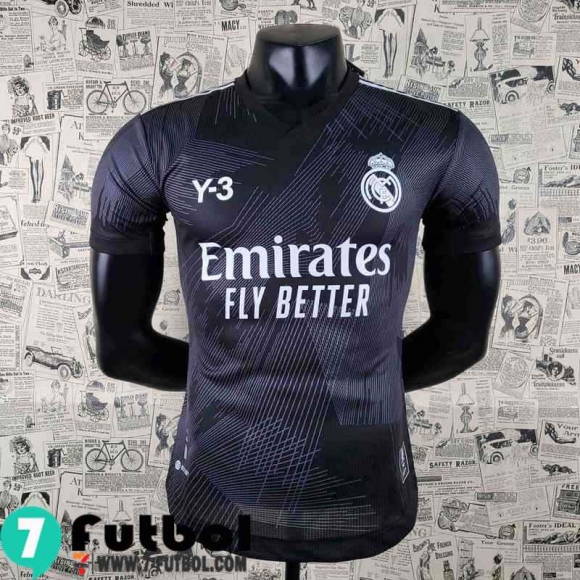 Camiseta Futbol Real Madrid Y3 negro Hombre 2022 2023 ANTICIPO