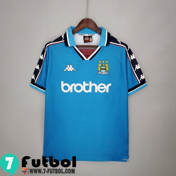 Camiseta Futbol Manchester City Primera Hombre 97 99