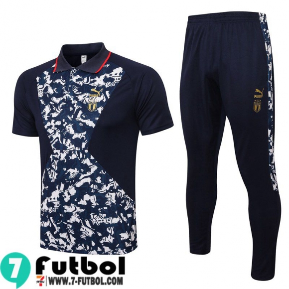 Polo Futbol Italia azul Hombre 2021 2022 PL262