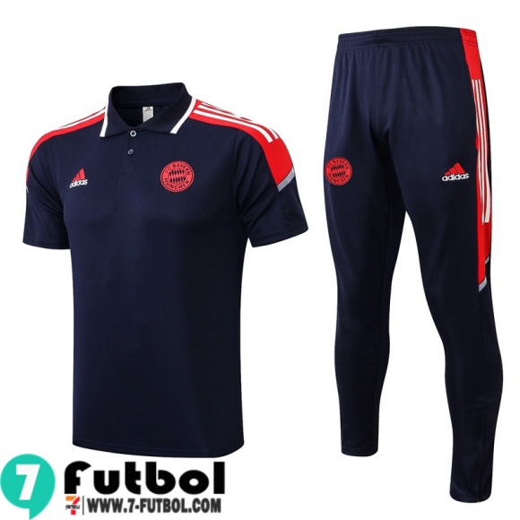 Polo Futbol Bayern Munich azul marino Hombre 2021 2022 PL291