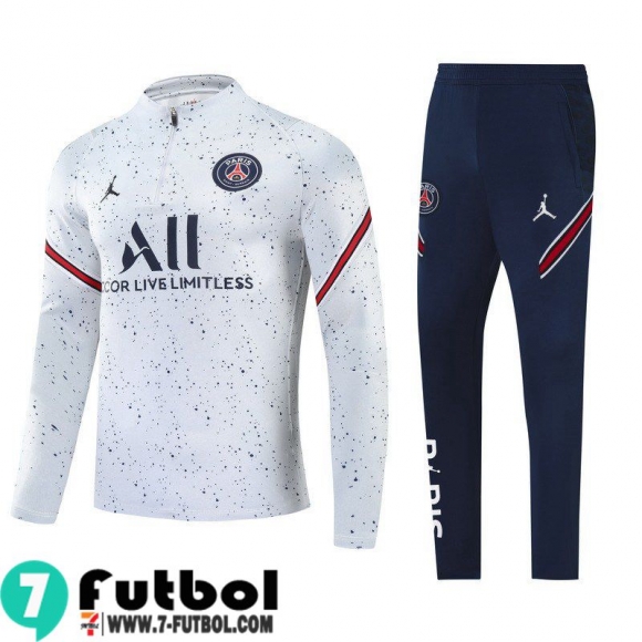 Chandal Futbol PSG blanca Hombre 2021 2022 TG228