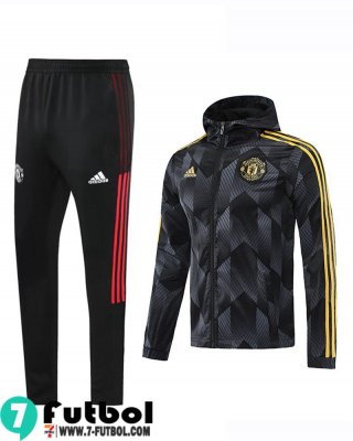 Chaqueta Cazadora Manchester United Gris Hombre 2021 2022 WK62