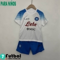 Camiseta Futbol Naples Segunda Ninos 2022 2023