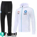 Chaquetas Futbol - Sudadera Con Capucha Napoli Blanco, Blanca Hombre 2022 2023 JK321