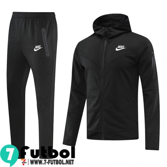 Chaquetas Futbol - Sudadera Con Capucha Sport negro Hombre 2022 2023 JK324