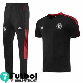 T-Shirt Manchester United negro Hombre 2022 2023 PL303