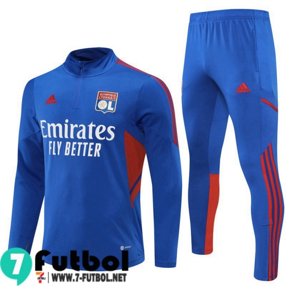 Chandal Futbol Olympique Lyon azul Hombre 2022 2023 TG232