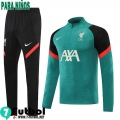 Chandal Futbol Liverpool verde Niños 2022 2023 TK256