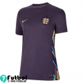 Camiseta Futbol Inglaterra Segunda Femenino EURO 2024