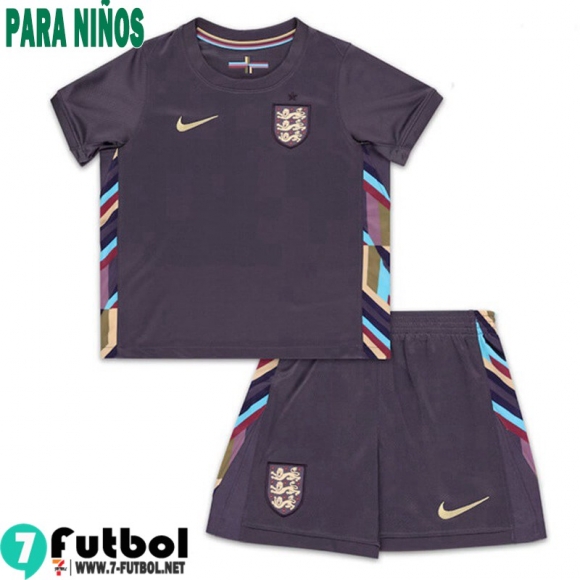 Camiseta Futbol Inglaterra Segunda Ninos EURO 2024