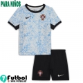 Camiseta Futbol Portugal Segunda Ninos EURO 2024