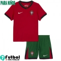 Camiseta Futbol Portugal Primera Ninos EURO 2024
