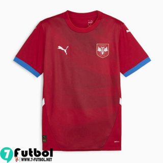 Camiseta Futbol Serbia Primera Hombre EURO 2024