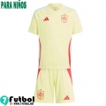 Camiseta Futbol Espana Segunda Ninos EURO 2024