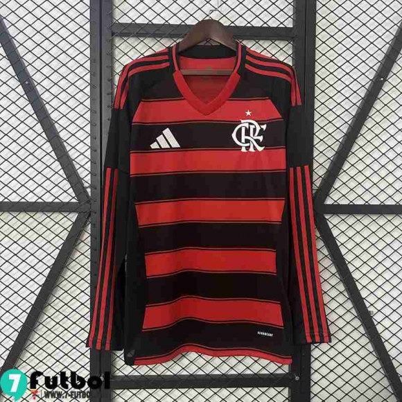 Camiseta Futbol Flamengo Primera Hombre Manga Larga 25 26