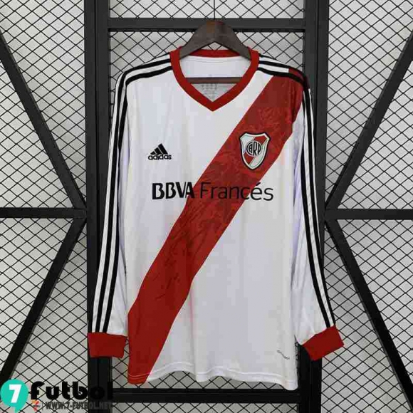 Retro Camiseta Futbol River Plate Primera Hombre Manga Larga 13 14 FG727