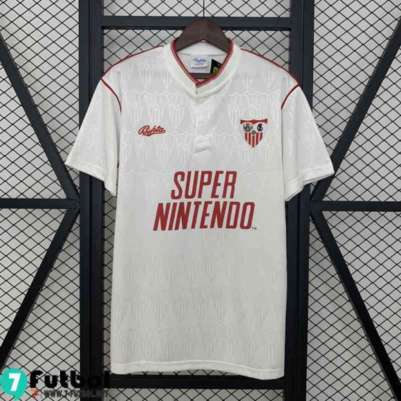 Retro Camiseta Futbol Sevilla Primera Hombre 91 92 FG741