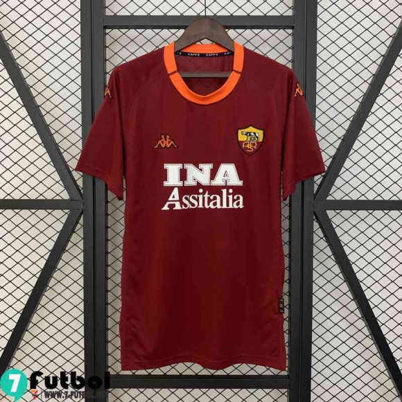 Retro Camiseta Futbol Roma Primera Hombre 00 01 FG757