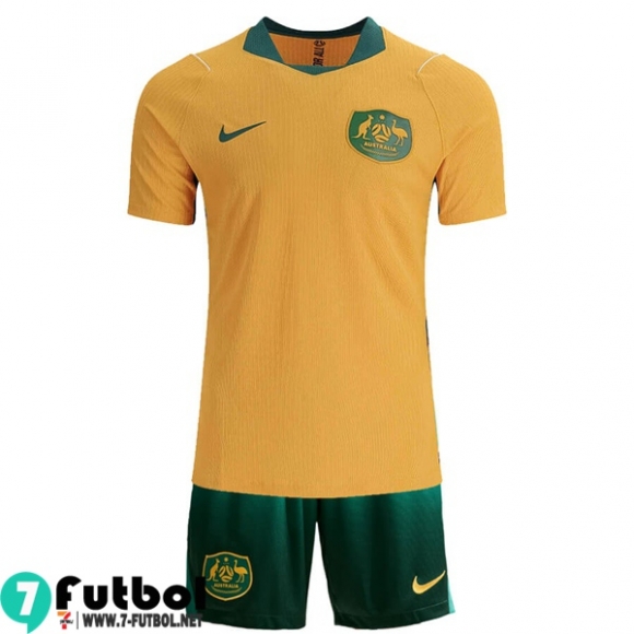 Camiseta Futbol Australia Primera Ninos Copa Del Mundo 2026 Camiseta Futbol Australia Primera Ninos Copa Del Mundo 2026