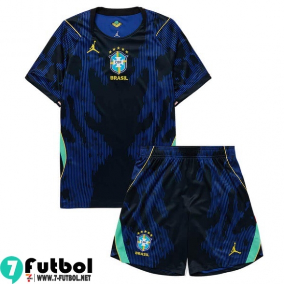 Camiseta Futbol Brasil Segunda Ninos Copa Del Mundo 2026 Camiseta Futbol Brasil Segunda Ninos Copa Del Mundo 2026