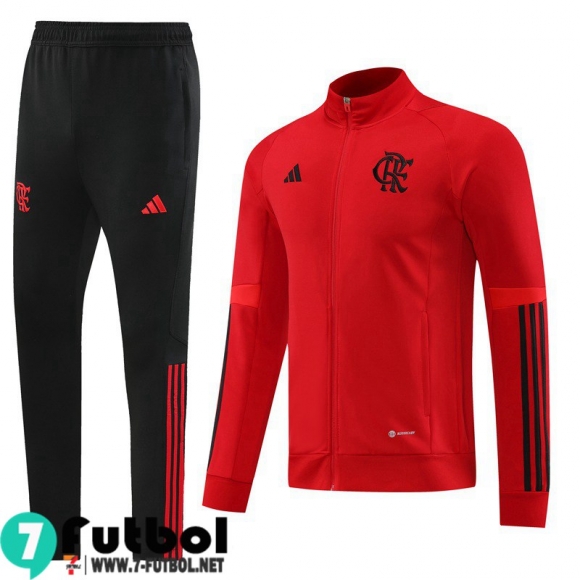 KIT : Chaquetas Flamengo Rojo Hombre 22 23 JK680