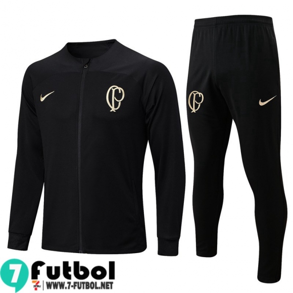 KIT : Chaquetas Corinthians negro Hombre 23 24 JK696