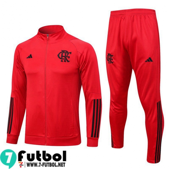 KIT : Chaquetas Flamengo Rojo Hombre 23 24 JK698