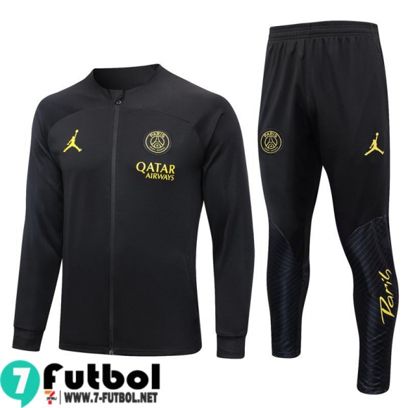 KIT : Chaquetas PSG negro Hombre 23 24 JK702