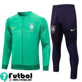 KIT : Chaquetas Brasil Verde Hombre 23 24 JK706