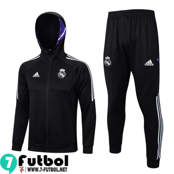 KIT : Chaquetas Real Madrid negro Hombre 23 24 JK712