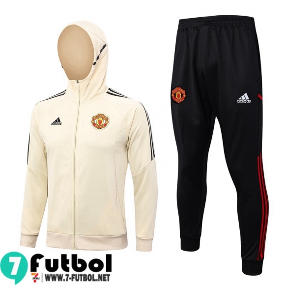 KIT : Chaquetas Manchester United albaricoque Hombre 23 24 JK716