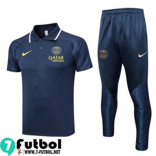 KIT:Polo Futbol PSG azul Hombre 23 24 PL659