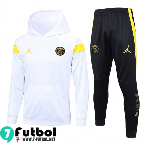 KIT: Sudaderas Deportivas PSG Blanco, Blanca Hombre 23 24 SW56