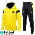 KIT: Sudaderas Deportivas PSG AMARILLO Hombre 23 24 SW57