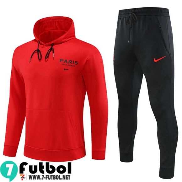 KIT: Sudaderas Deportivas PSG Rojo Hombre 23 24 SW59