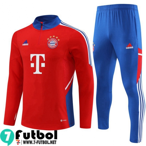 KIT : Chandal Futbol Bayern Munich Rojo Hombre 22 23 TG705