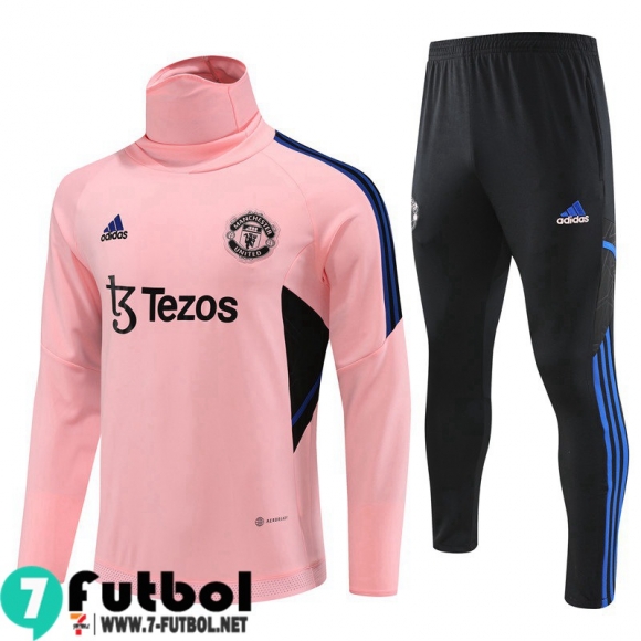 KIT : Chandal Futbol Manchester United rosa Hombre 22 23 TG722