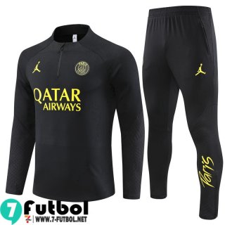 KIT : Chandal Futbol PSG negro Hombre 22 23 TG723