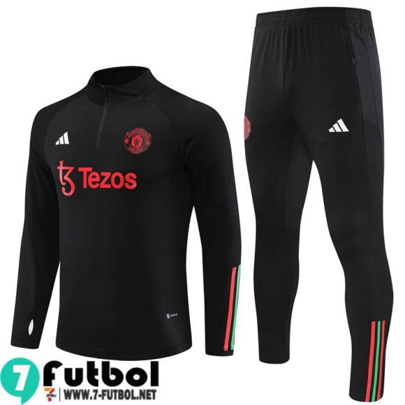 KIT : Chandal Futbol Manchester United negro Hombre 22 23 TG728