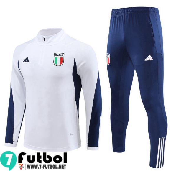 KIT : Chandal Futbol Italia Blanco, Blanca Hombre 22 23 TG729