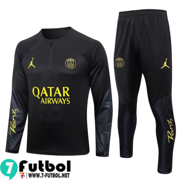 KIT : Chandal Futbol PSG negro Hombre 23 24 TG736