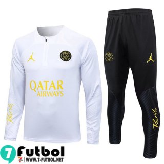 KIT : Chandal Futbol PSG Blanco, Blanca Hombre 23 24 TG737