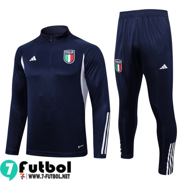 KIT : Chandal Futbol Italia azul marino Hombre 23 24 TG741