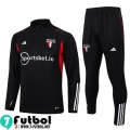 KIT : Chandal Futbol Sao Paulo negro Hombre 23 24 TG746