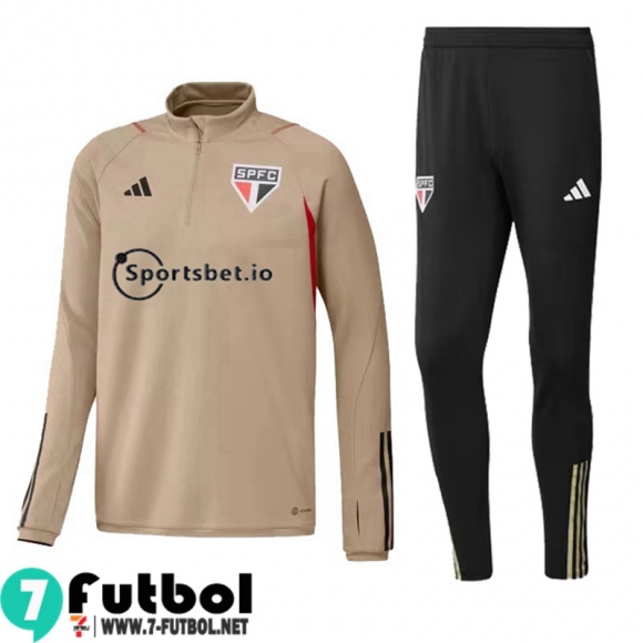 KIT : Chandal Futbol Sao Paulo Caqui Hombre 23 24 TG748