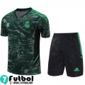 KIT : Chandal Futbol T Shirt Real Madrid Verde Hombre 23 24 TG779